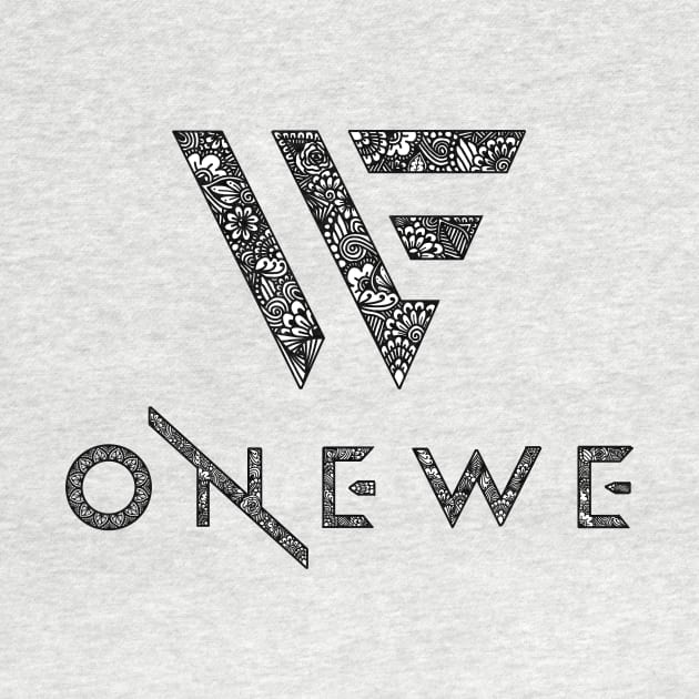 Onewe zentangle logo by TheHermitCrab